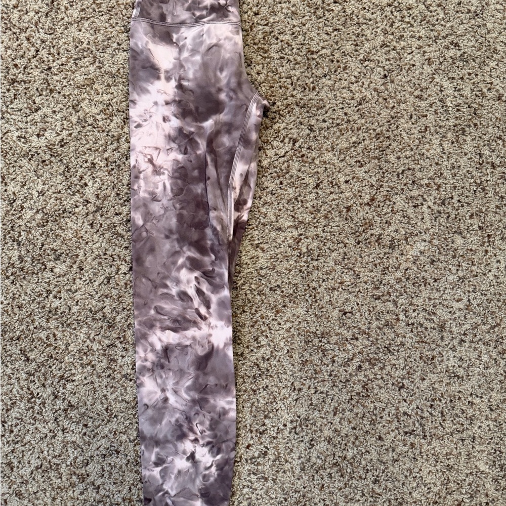 lululemon athletica Purple Tie-Dye Leggings